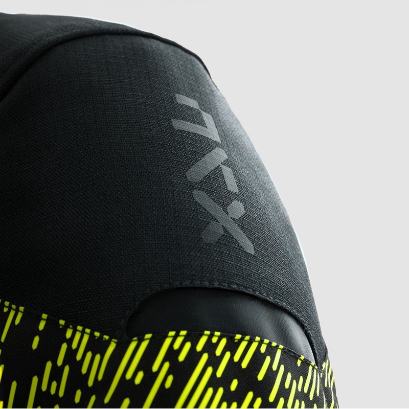 Мотоциклетно яке Rebelhorn Jax black-fluo yellow