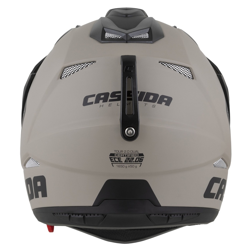 Ендуро каска Cassida Tour 2.0 Dual матово пясъчно-черна