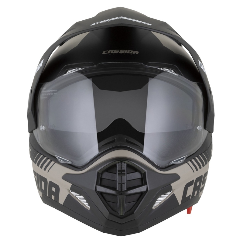 Ендуро каска Cassida Tour 2.0 Dual матово пясъчно-черна