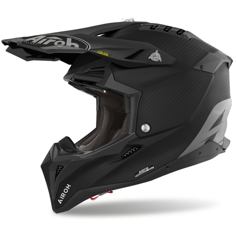 Мотокрос каска Airoh Aviator 3.0, карбоново матово черно