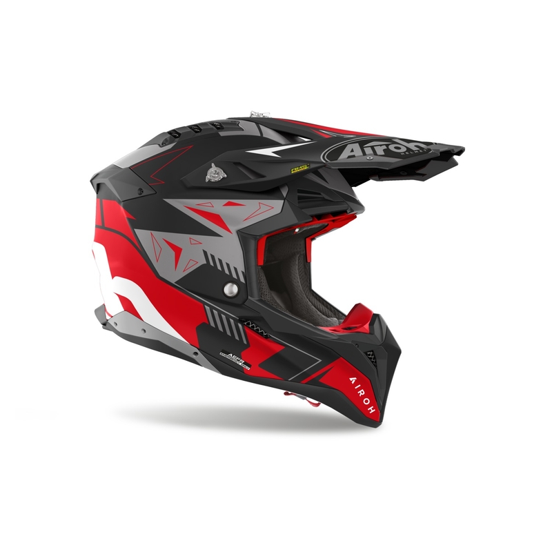 Мотокрос каска Airoh Aviator 3 Spin червена матова