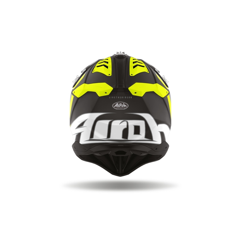 Мотокрос каска Airoh Aviator 3 Glory жълта матова