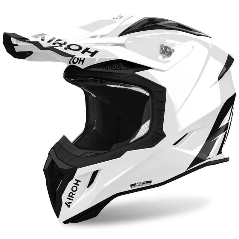 Мотокрос каска Airoh Aviator ACE 2 Цвят бял гланц