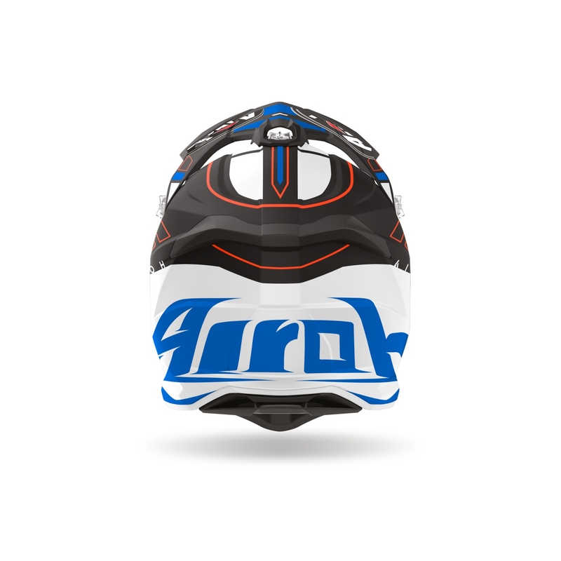 Мотокрос каска Airoh Strycker Skin синя матова разпродажба