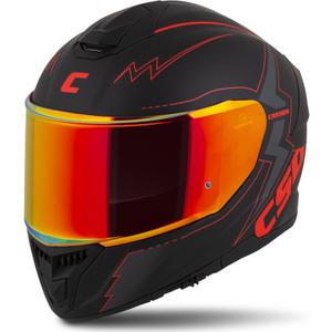 Каска за мотоциклет Cassida Integral GT 2.1 Flash Black-Red-Grey