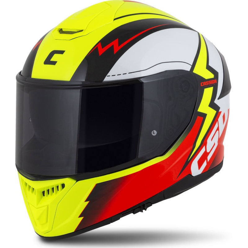 Integral каска за мотоциклет Cassida Integral GT 2.1 Flash fluo yellow-red-black-white