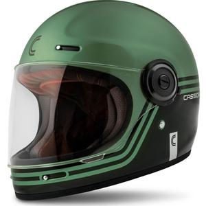 Cassida Fibre Super Hooligan Черно-зелена интегрална мотоциклетна каска разпродажба