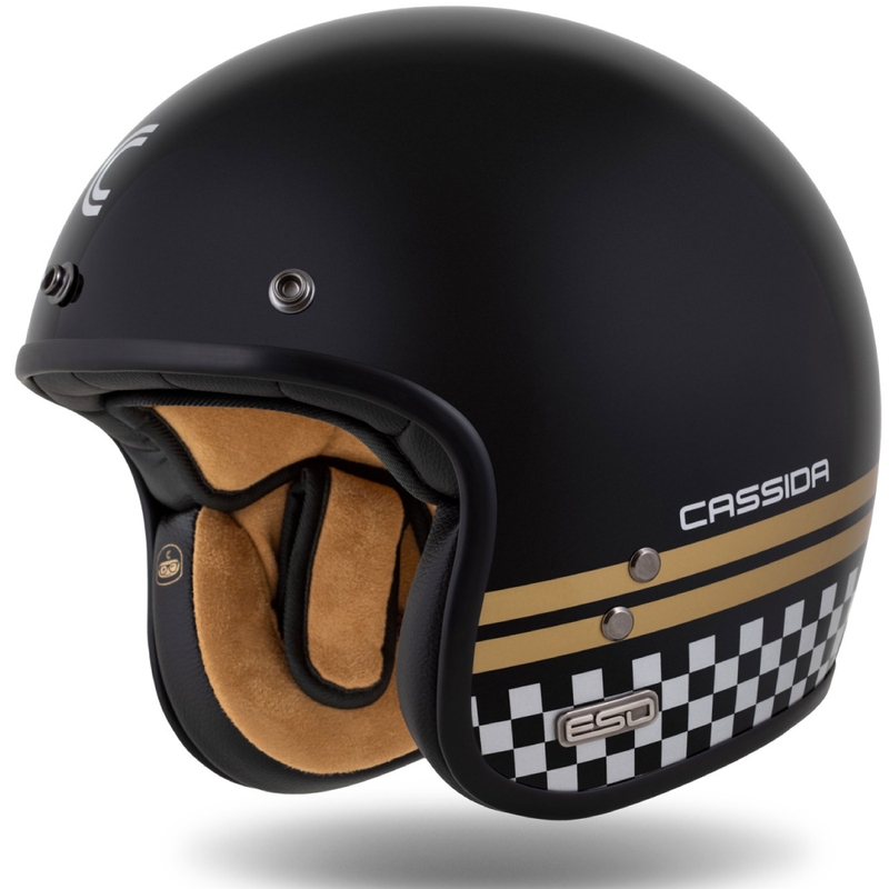 Отворена каска Cassida Eso Forty Nine black pearl-gold-grey