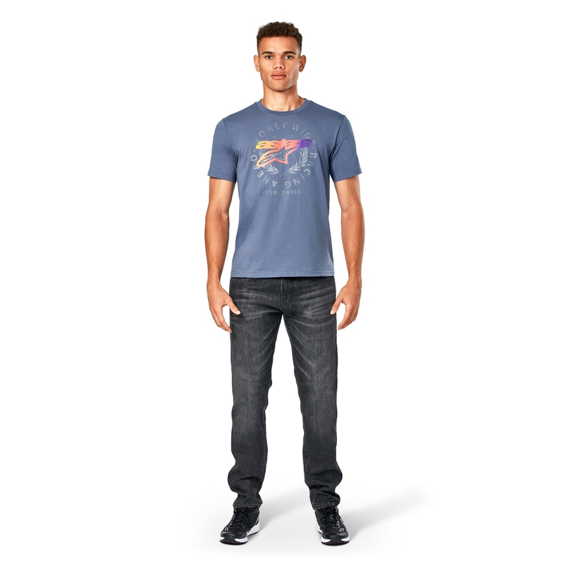 Tričko Alpinestars Overlay CSF modré