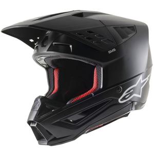 Alpinestars S-M5 твърда каска за мотокрос матово черно