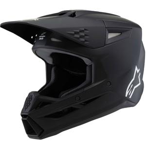 Alpinestars S-M3 SOLID детска мотокрос каска черна матова 2025