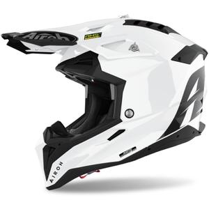 Мотокрос каска Airoh Aviator 3.0 Color 2024 бяла гланцова