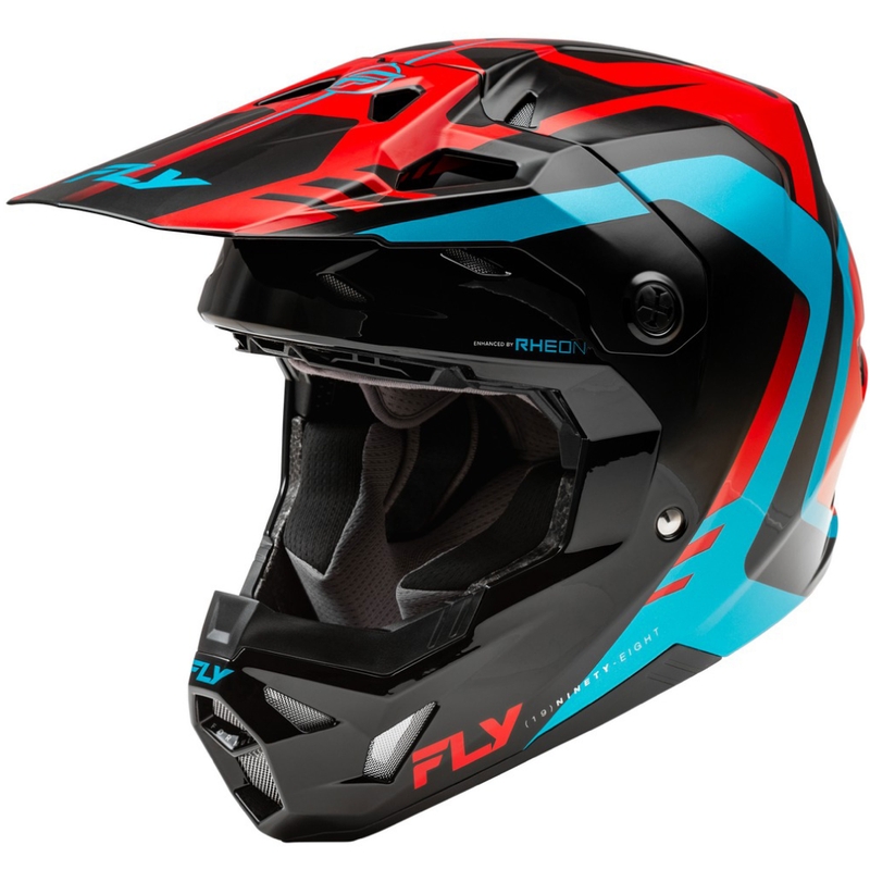 Мотокрос каска FLY Racing Formula CP червено-черно-синя