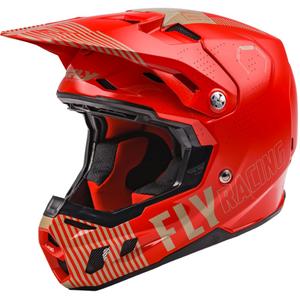 Мотокрос каска FLY Racing Formula CC Primary червено-пясъчна