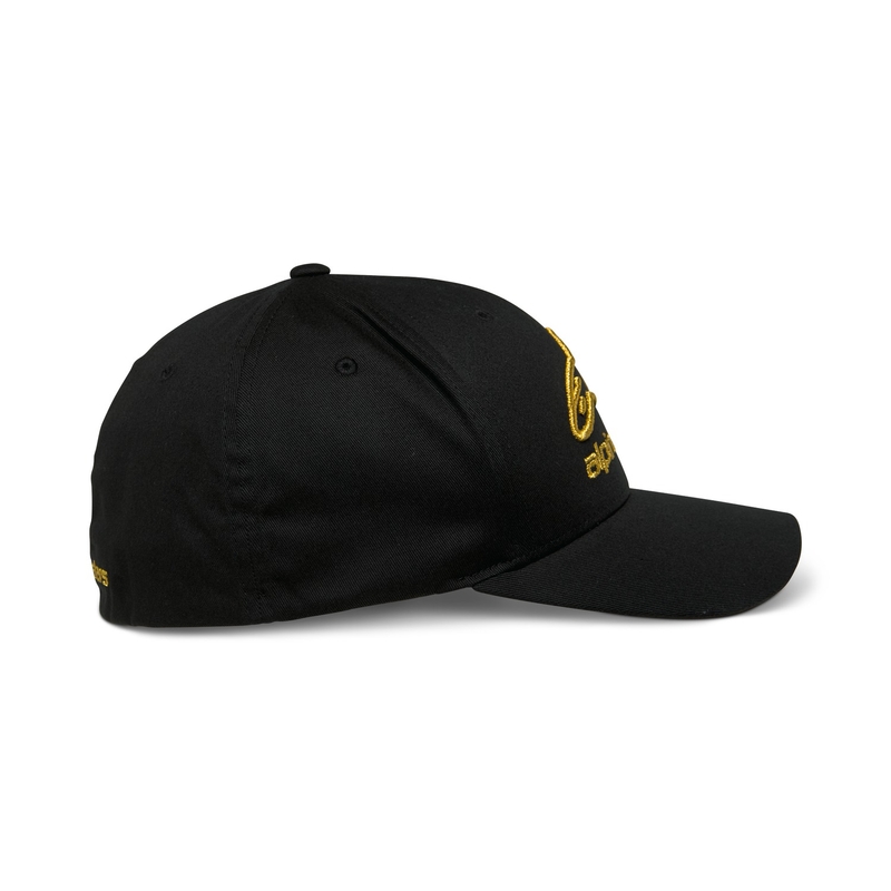 Alpinestars Gild Flexback шапка черно и златно