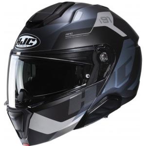 HJC i91 Carst MC5SF обръщаща се каска в черно и синьо