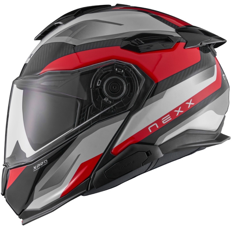 Nexx X.Lifetour PRO Mile мотоциклетна каска червено и бяло