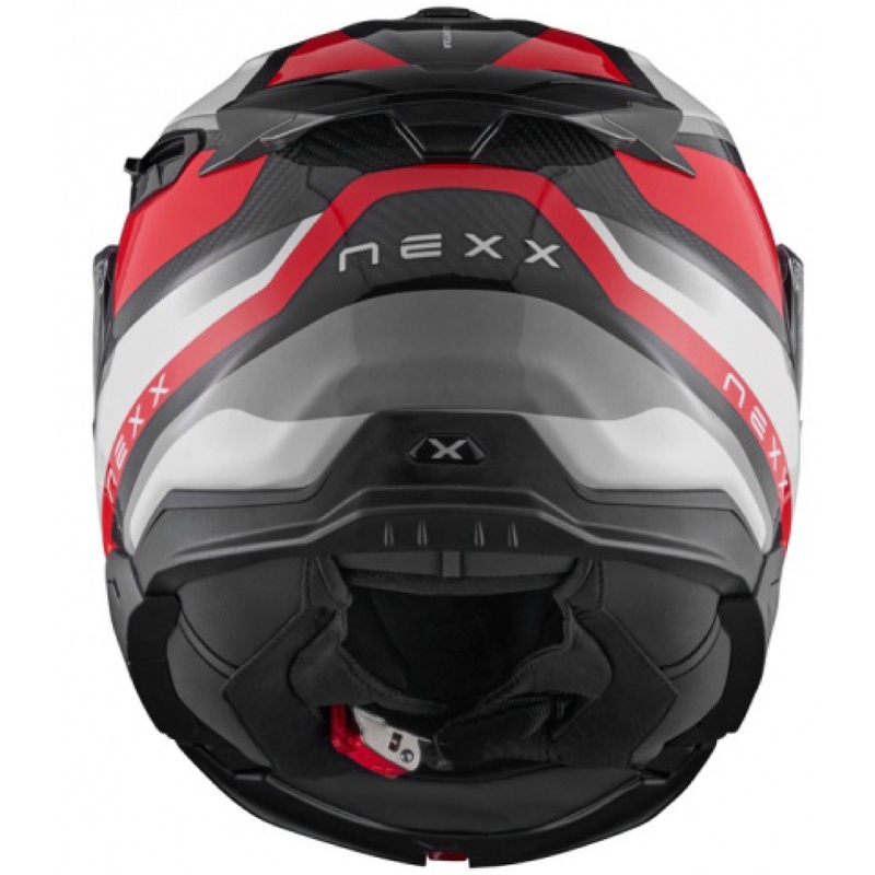 Nexx X.Lifetour PRO Mile мотоциклетна каска червено и бяло