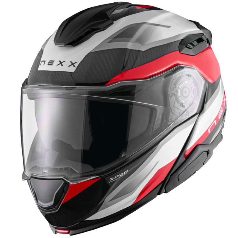 Nexx X.Lifetour PRO Mile мотоциклетна каска червено и бяло