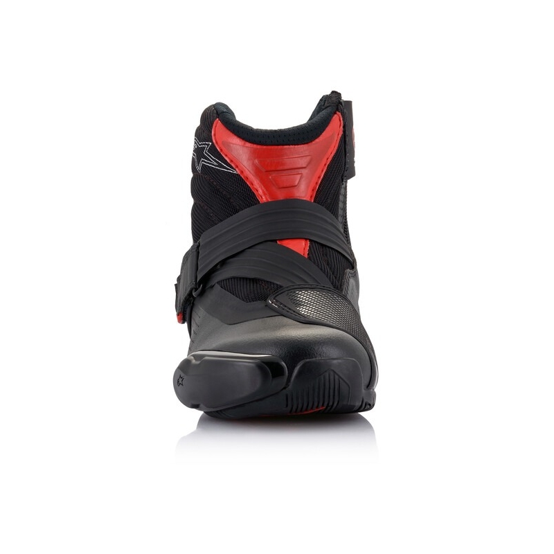 Alpinestars SMX-1 R Вентилирани черни и червени ботуши за мотоциклети
