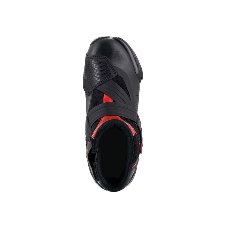 Alpinestars SMX-1 R Вентилирани черни и червени ботуши за мотоциклети