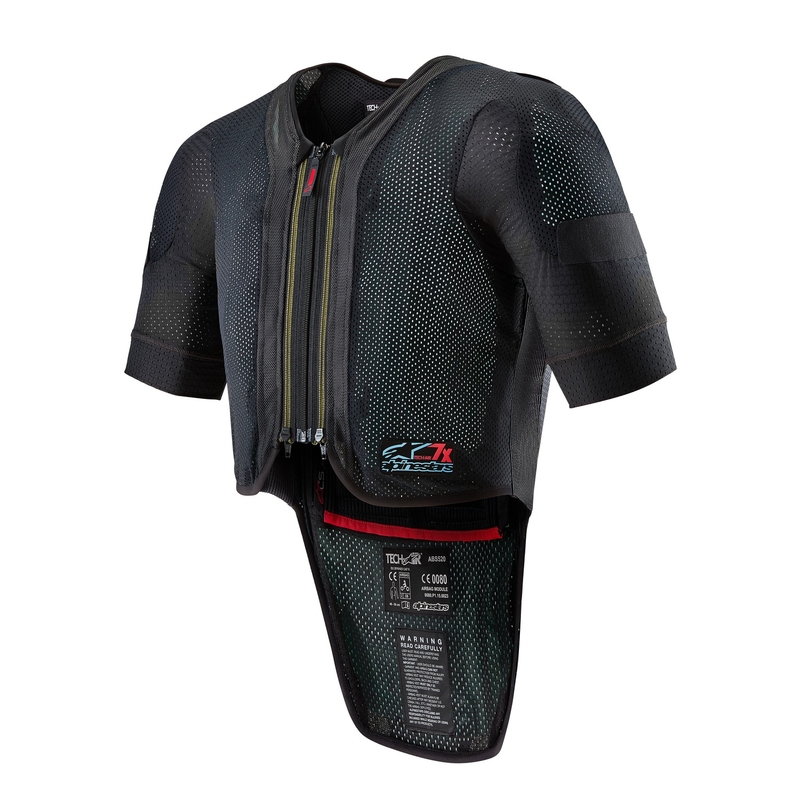 Жилетка с въздушна възглавница Alpinestars TECH-AIR®7X System черно-червена