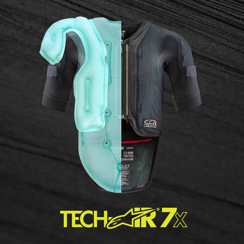 Жилетка с въздушна възглавница Alpinestars TECH-AIR®7X System черно-червена
