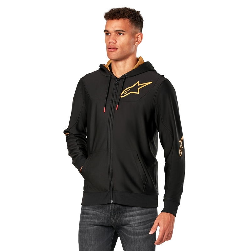 Alpinestars Sessions 3 Hoodie black and gold