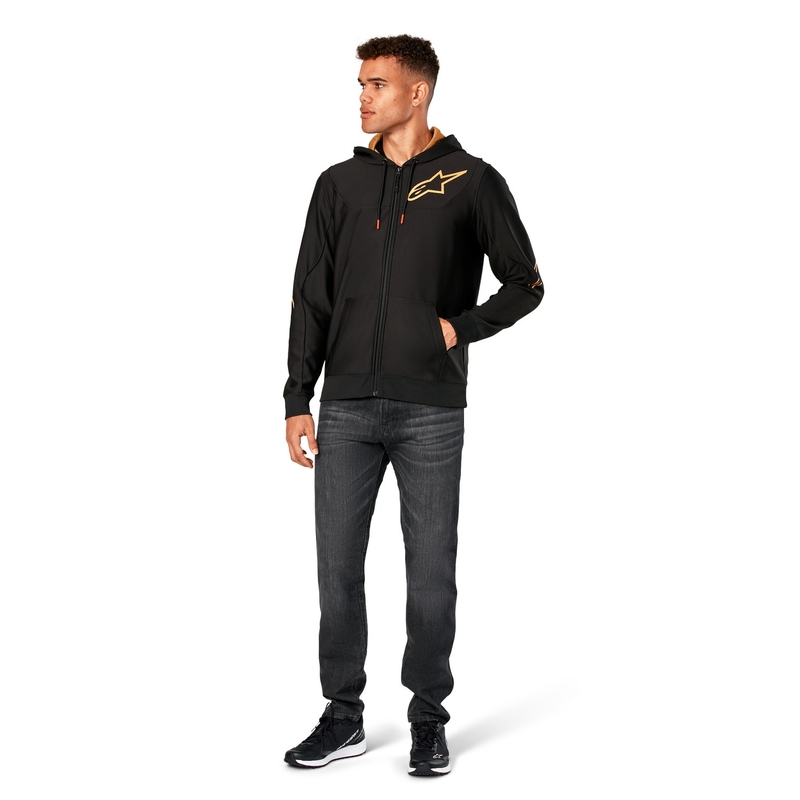 Alpinestars Sessions 3 Hoodie black and gold