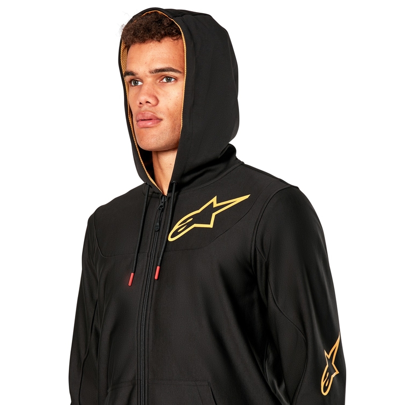 Alpinestars Sessions 3 Hoodie black and gold