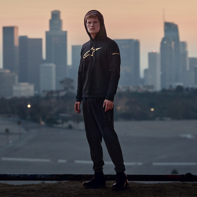 Alpinestars Gilded Hoodie черна и златна