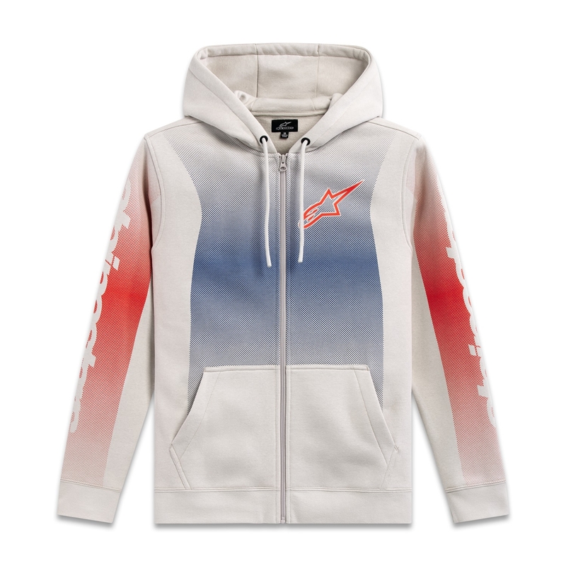 Alpinestars Arising Hoodie white-offwhite-blue-red