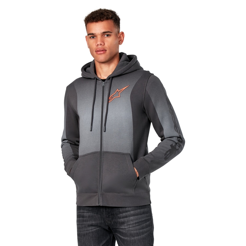 Alpinestars Arising Hoodie тъмно сиво-светло сиво