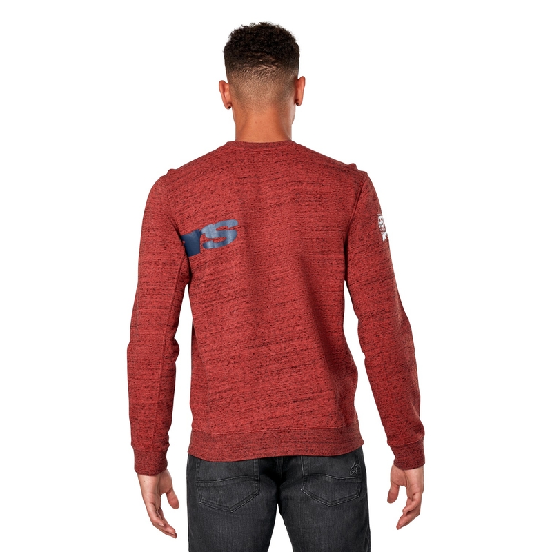 Alpinestars Episode Crew Fleece тъмно червено