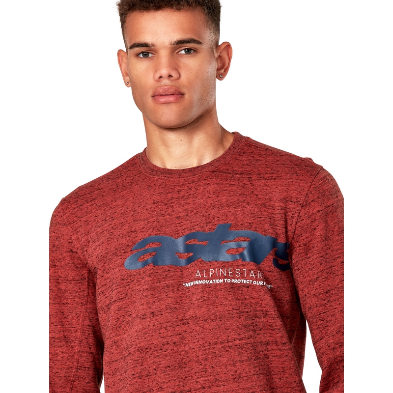 Alpinestars Episode Crew Fleece тъмно червено