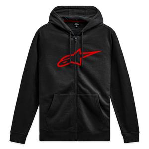 Alpinestars Ageless Zip Hoodie 3 черно и червено