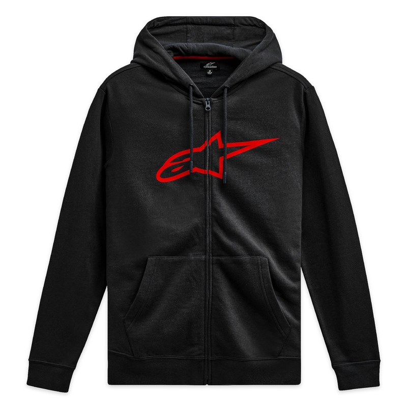 Alpinestars Ageless Zip Hoodie 3 черно и червено