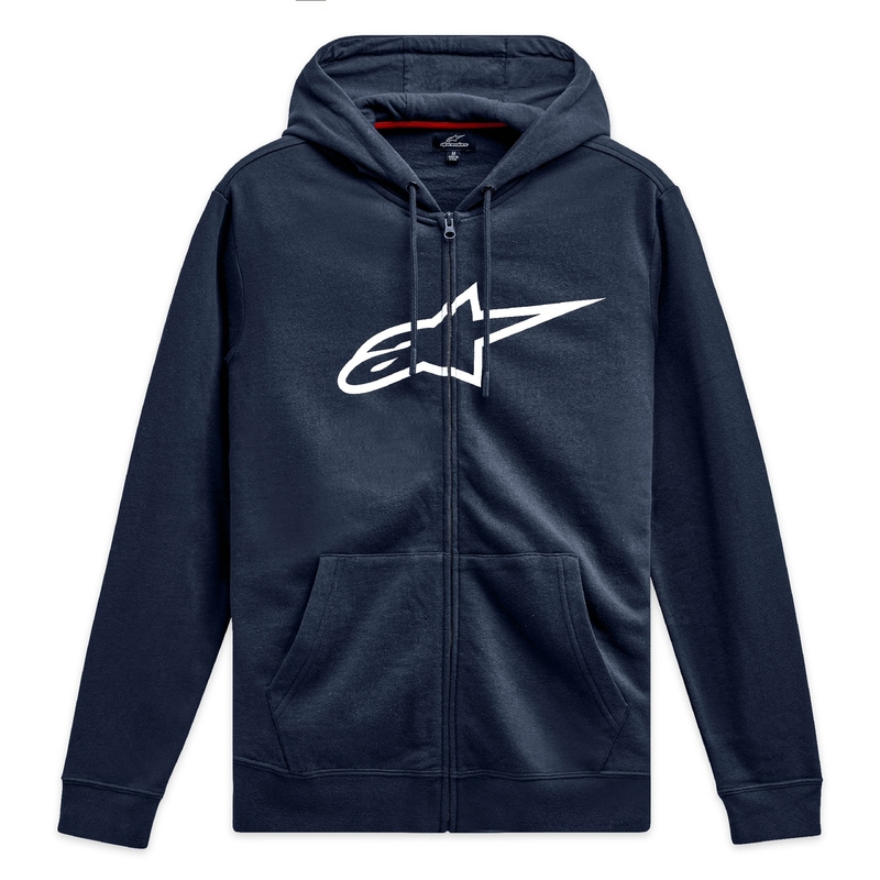 Alpinestars Ageless Zip Hoodie 3 синьо и бяло