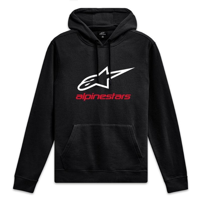 Alpinestars Always Hoodie 3 черна, бяла и червена