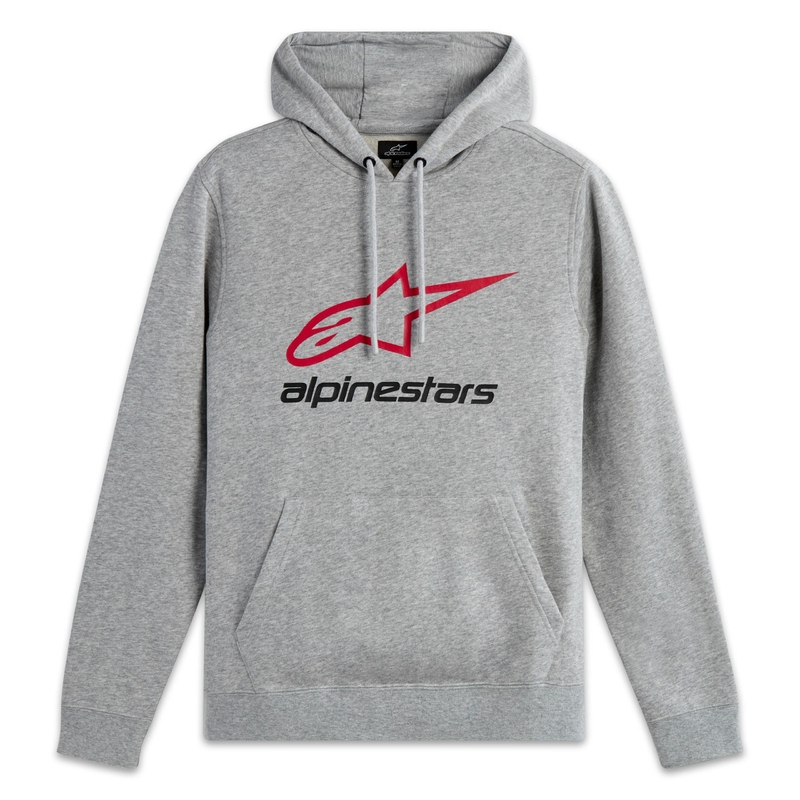 Alpinestars Always Hoodie 3 сиво-червено-черно