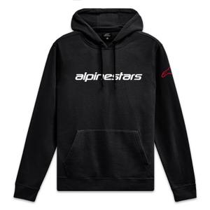 Alpinestars Wordmark Hoodie 3 черно, бяло и червено