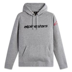 Alpinestars Wordmark Hoodie 3 сиво-червено-черно