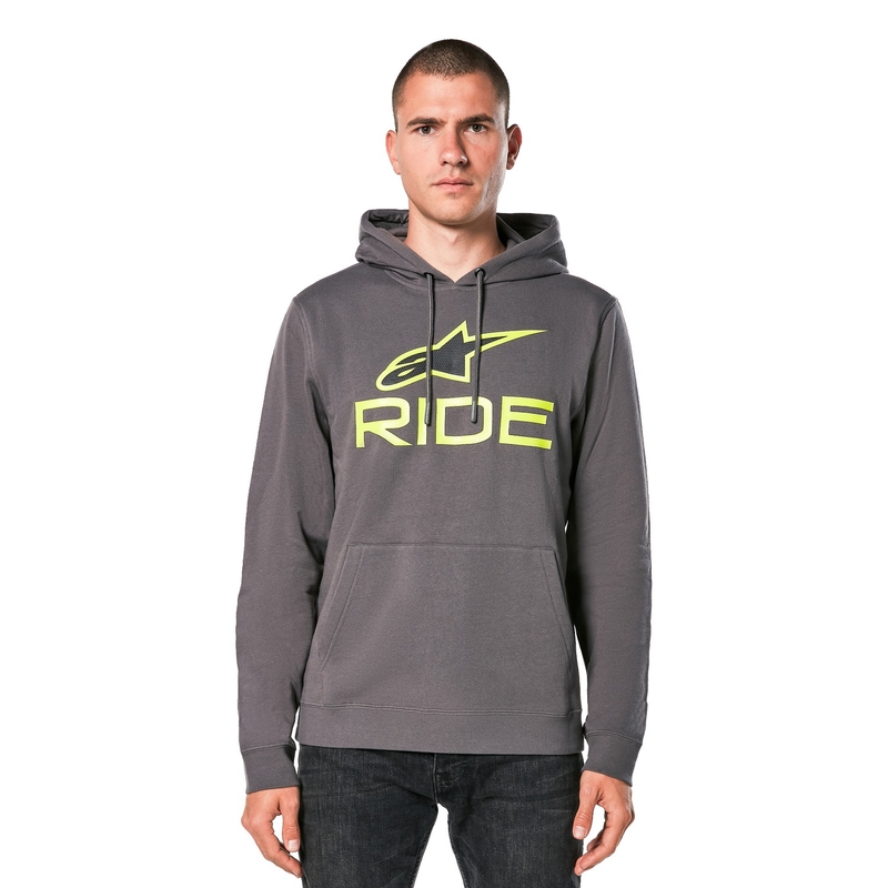 Alpinestars Ride 4.0 сиво-жълто-черна качулка