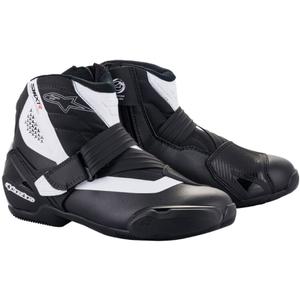 Alpinestars SMX-1 R черно-бели ботуши за мотоциклет