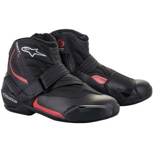 Alpinestars SMX-1 R черни и червени ботуши за мотоциклет