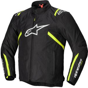 Alpinestars T-SPS 2 Водоустойчиво черно, бяло и флуорово жълто яке за мотоциклет