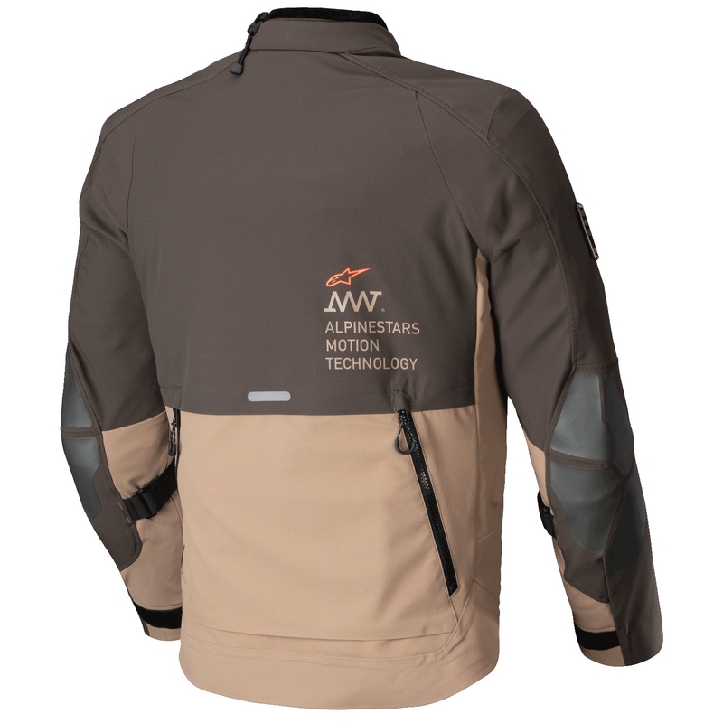 Мотоциклетно яке Alpinestars AMT-8 Stretch Drystar XF Brown-Khaki