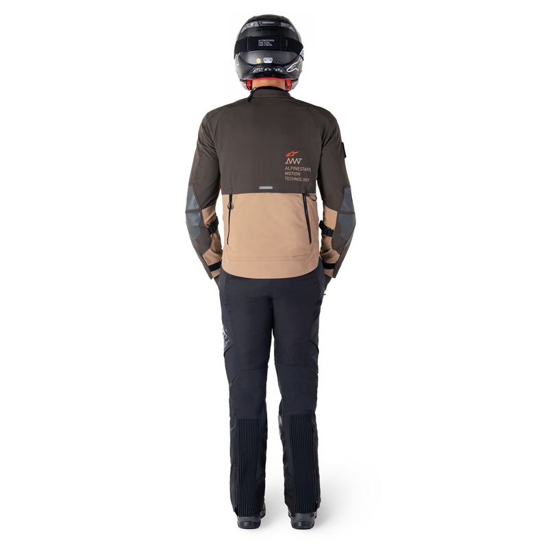 Мотоциклетно яке Alpinestars AMT-8 Stretch Drystar XF Brown-Khaki