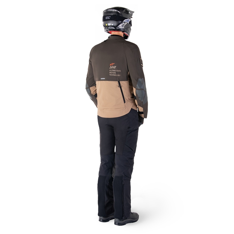 Мотоциклетно яке Alpinestars AMT-8 Stretch Drystar XF Brown-Khaki