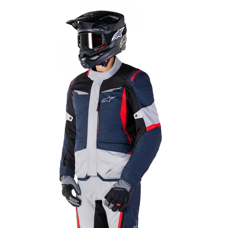Alpinestars ST-1 Водоустойчиво яке за мотоциклет тъмно синьо-черно-червено